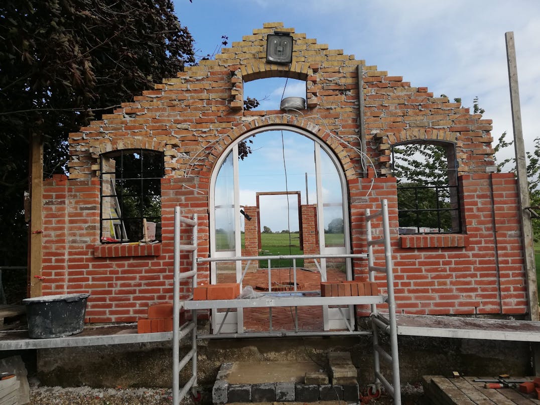 Orangeri av återvunnet material Orangeri av återvunnet material